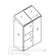 Náhradné zasklenie pre skleník VITAVIA IDA 900 PC 6 mm LG3076 gallery main image