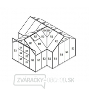 Náhradné zasklenie pre skleník VITAVIA SIRIUS PC 6 mm LG3049 gallery main image