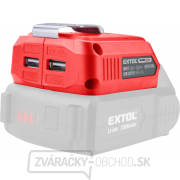 Nabíjačka batérií pre zariadenia USB, so svetlom, SHARE20V, bez batérie, 5V/2A Náhľad