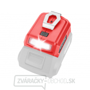 Nabíjačka batérií pre zariadenia USB, so svetlom, SHARE20V, bez batérie, 5V/2A Náhľad