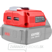 Nabíjačka batérií pre zariadenia USB, so svetlom, SHARE20V, bez batérie, 5V/2A Náhľad