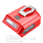 Nabíjačka batérií pre zariadenia USB, so svetlom, SHARE20V, bez batérie, 5V/2A gallery main image