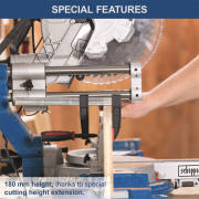 Pokosová píla Scheppach HM 305 SL s povrchovou úpravou a laserom náhled