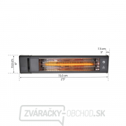 Infračervený ohrievač Palram 1800 W  náhled