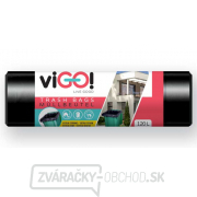 viGO! Vrecia na odpadky LDPE hrubé 120l/10 ks 70x105cm - čierne gallery main image