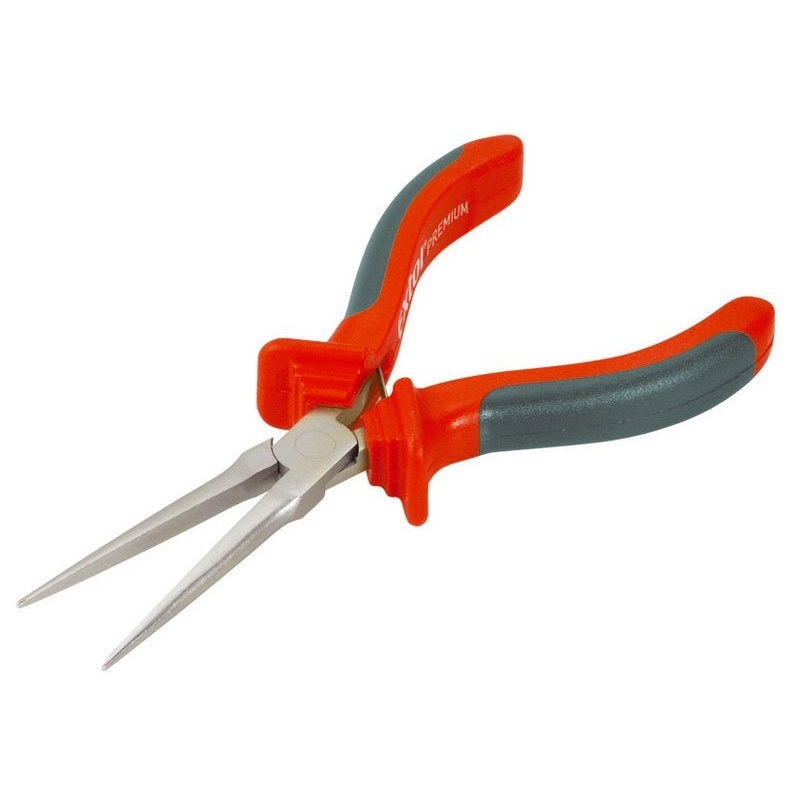 Kliešte půlokrúhle s dlouhými čeľusťmi, 150mm MINI