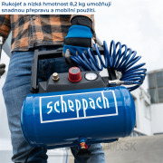 Scheppach HC 06 bezolejový kompresor 6l Náhľad
