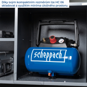 Scheppach HC 06 bezolejový kompresor 6l náhled