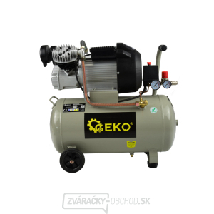 Kompresor olejový dvojpiestový, 50l GEKO Kompresor olejový dvojpiestový, 50l GEKO gallery main image