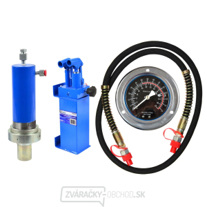 Hydraulické čerpadlo pre dielenský lis 30T, manometer GEKO