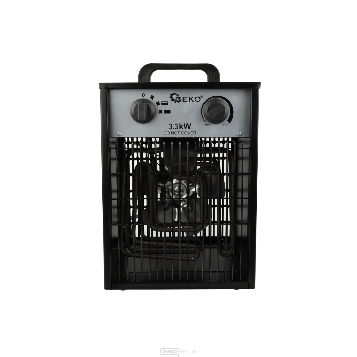 Elektrický ohrievač vzduchu s ventilátorom 3,3 kW GEKO