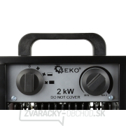 Elektrický ohrievač vzduchu s ventilátorom 2kW GEKO náhled