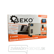 LCD konvektor s diaľkovým ovládaním GEKO náhled