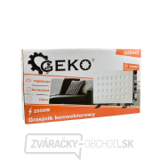 Konvektorový ohrievač Turbo & časovač GEKO náhled