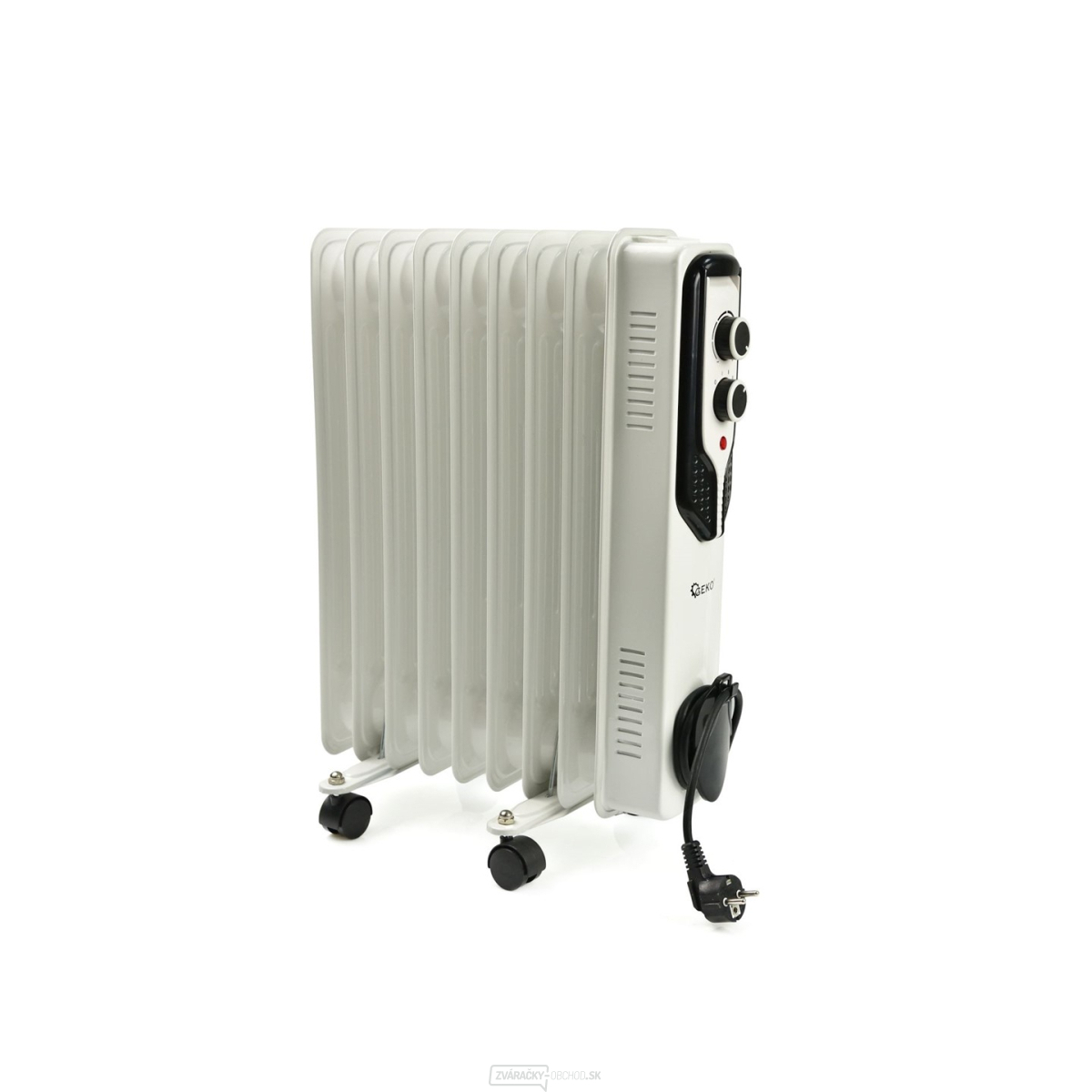 Olejový ohrievač s reguláciou a 9-lamelovým termostatom 2000W GEKO