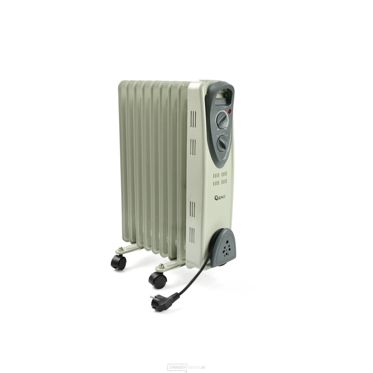 Olejový ohrievač s reguláciou a termostatom 7 lamiel 1500W B57 GEKO