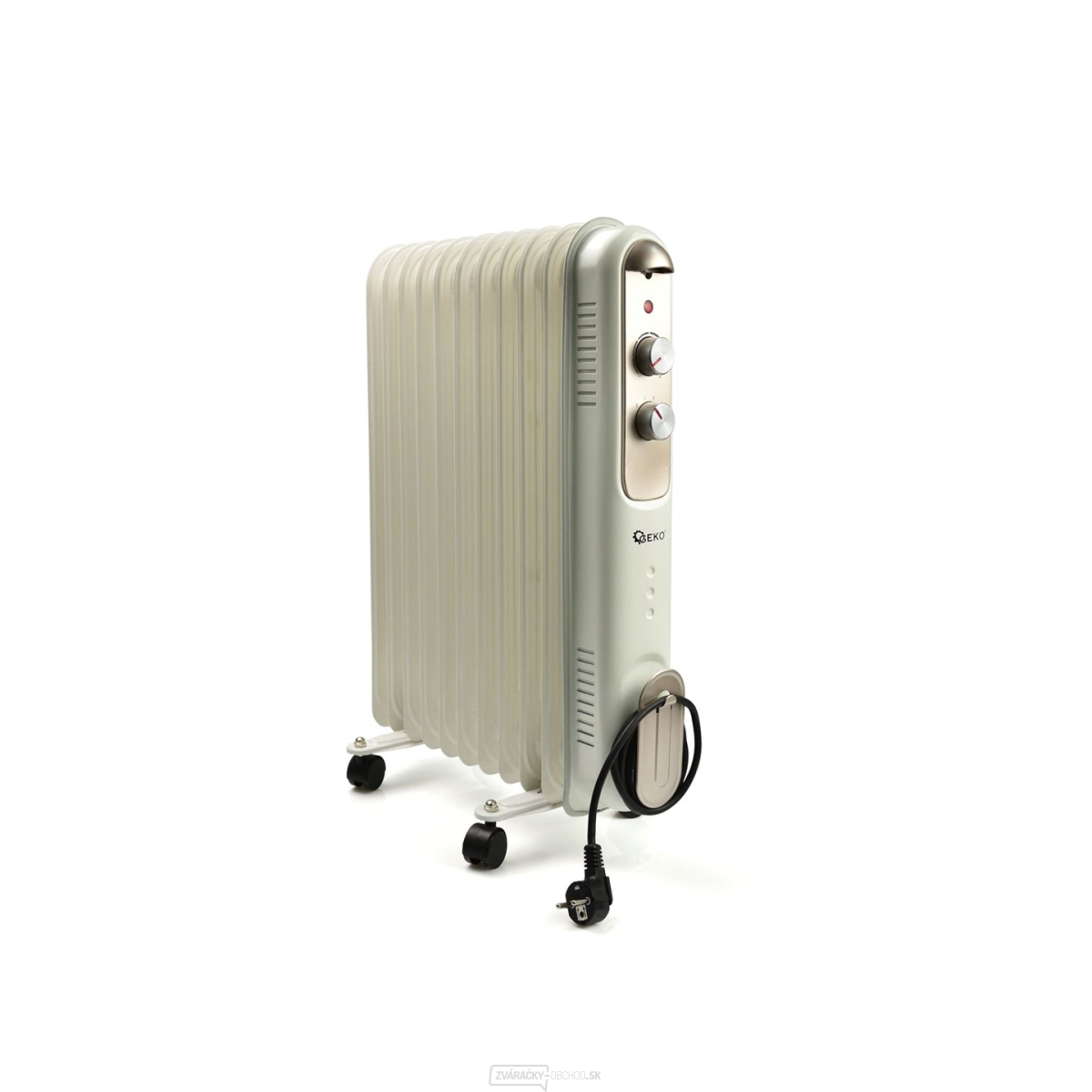 Olejový ohrievač s reguláciou a termostatom 11 rebier 2500W B14 GEKO