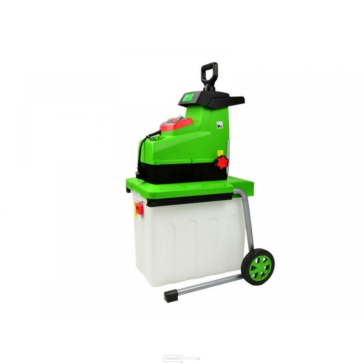 Drvič záhradného odpadu s boxom, 2800W, 60l GEKO