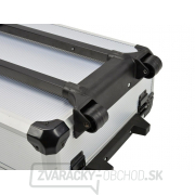 Kufor náradia 186 dielov, AL konštrukcia, rozbitý kufor GEKO náhled