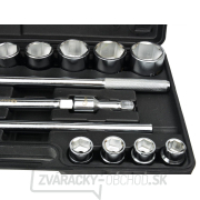 Súprava nástrčných kľúčov, 21dielna, 3/4