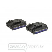 Akumulátorový skrutkovač 18 V + náradie, 46 ks GEKO náhled