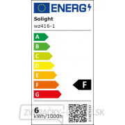 Solight LED žiarovka, miniglobe, 6W, E14, 3000K, 510lm, biele prevedenie Náhľad