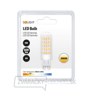 Solight LED žiarovka G9, 6,0W, 3000K, 600lm Náhľad