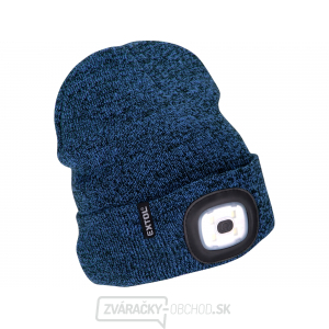 čiapka s čelovkou 4x45lm, USB nabíjanie, modrá/čierna, univerzálna veľkosť čiapka s čelovkou 4x45lm, USB nabíjanie, modrá/čierna, univerzálna veľkosť gallery main image