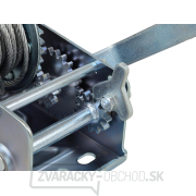 Horizontálny lanový navijak 2500LB/1150kg (s kľukou) (4) Náhľad