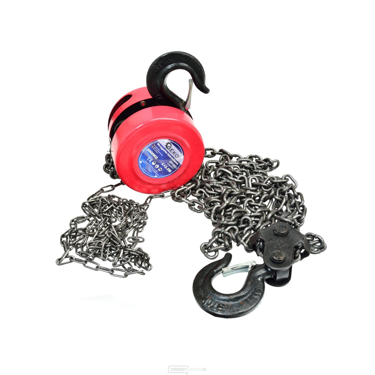 Kladkostroj reťazový GEKO 3000kg