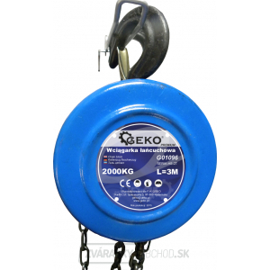 Kladkostroj reťazový 2000kg GEKO gallery main image