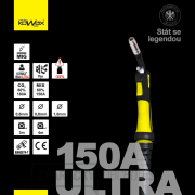 Kowax Genimig 220 LCD + Horák + Káble + Red. Ventil + Kukla + Drôt + Sprej + Vozík + Fľaša Co2 náhled