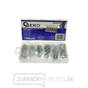 Pružinové závlačky, sada 150 ks, 6 rozmerov GEKO Pružinové závlačky, sada 150 ks, 6 rozmerov GEKO gallery main image