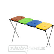 Stojan na odpad na 4 vrecia na triedenie odpadu Náhľad