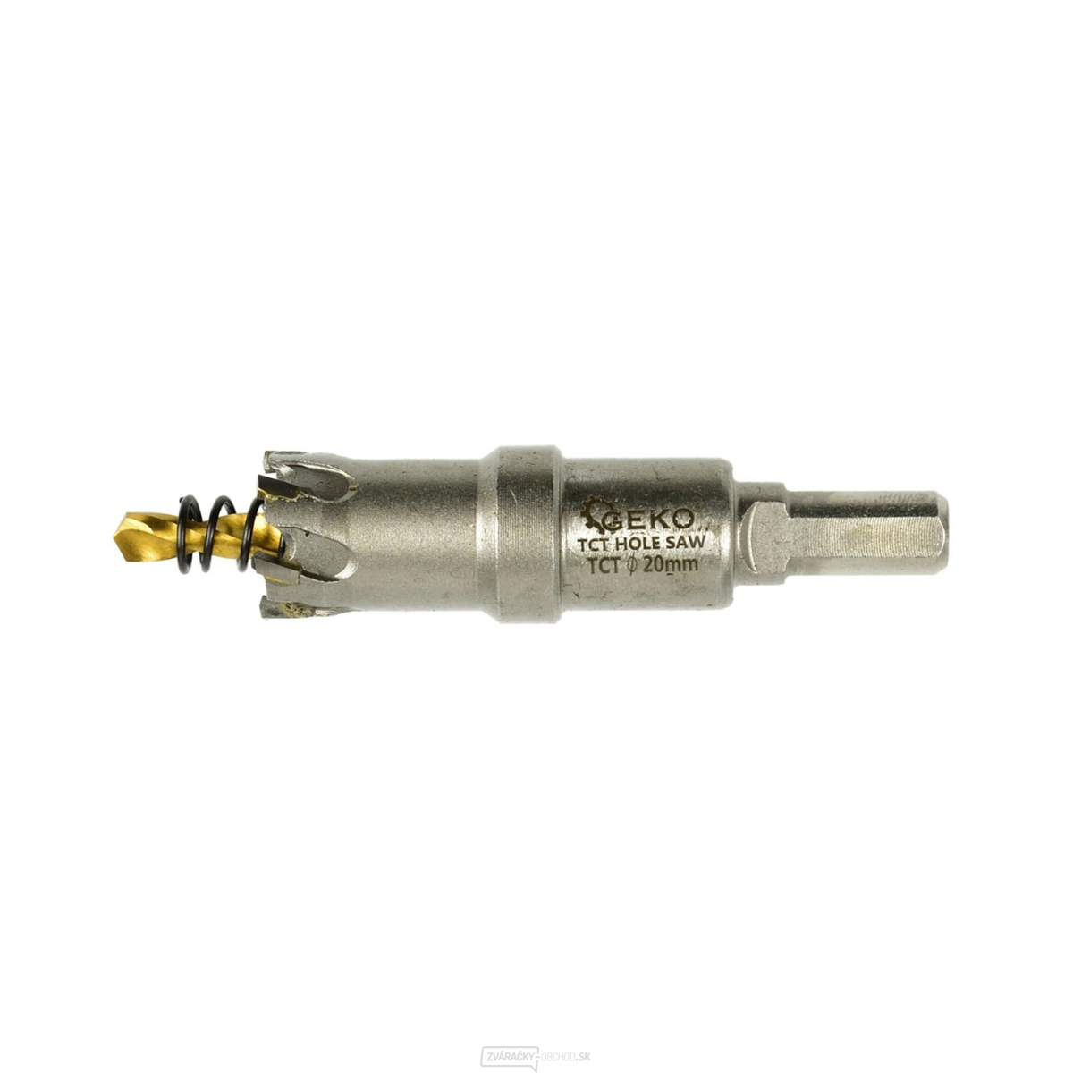 Korunkový vrták do kovu TCT, 20mm GEKO