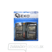 Skrutkovač s vymeniteľnými hrotmi 25v1 GEKO náhled