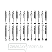 Skrutkovač s vymeniteľnými hrotmi 25v1 GEKO náhled