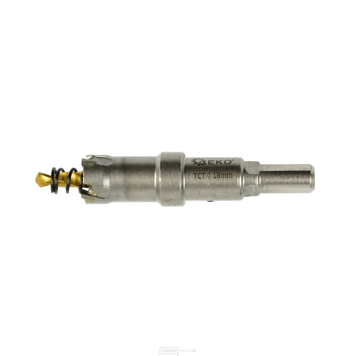 Korunkový vrták do kovu TCT, 18mm GEKO