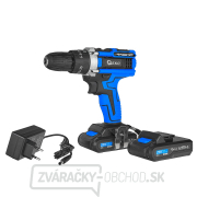 Vŕtačka/skrutkovač s funkciou príklepu 21V 2x 2ah batéria GEKO Náhľad