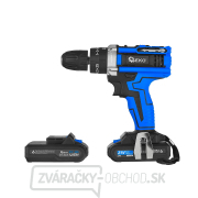 Vŕtačka/skrutkovač s funkciou príklepu 21V 2x 2ah batéria GEKO náhled