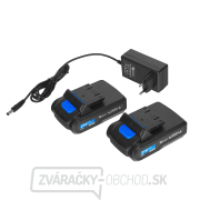 Vŕtačka/skrutkovač s funkciou príklepu 21V 2x 2ah batéria GEKO náhled