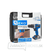 Vŕtačka/skrutkovač s funkciou príklepu 21V 2x 2ah batéria GEKO náhled