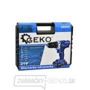 Vŕtačka/skrutkovač 21V 2x 2ah batéria GEKO Vŕtačka/skrutkovač 21V 2x 2ah batéria GEKO náhled