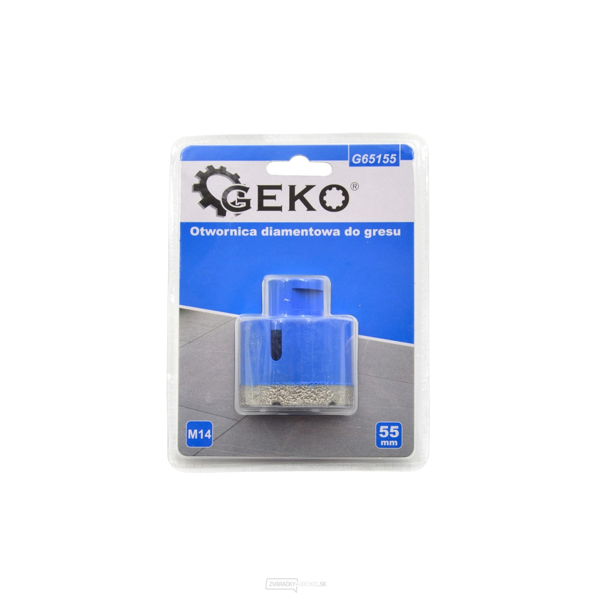 Korunkový vrták diamantový 55 mm GEKO