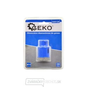 Korunkový vrták diamantový 38 mm GEKO Korunkový vrták diamantový 38 mm GEKO gallery main image