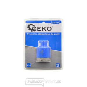 Korunkový vrták diamantový 45 mm GEKO Korunkový vrták diamantový 45 mm GEKO gallery main image