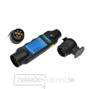 Tester zásuviek a zástrčky nákladného prívesu + adaptéry 13/7 7/13 GEKO Tester zásuviek a zástrčky nákladného prívesu + adaptéry 13/7 7/13 GEKO gallery main image