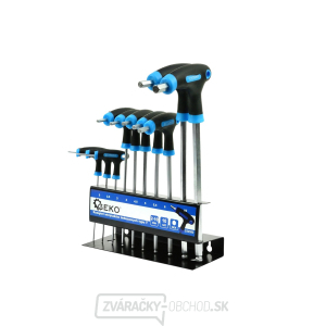 Súprava imbusových kľúčov, typ T, 2-10mm, 10ks GEKO Súprava imbusových kľúčov, typ T, 2-10mm, 10ks GEKO gallery main image