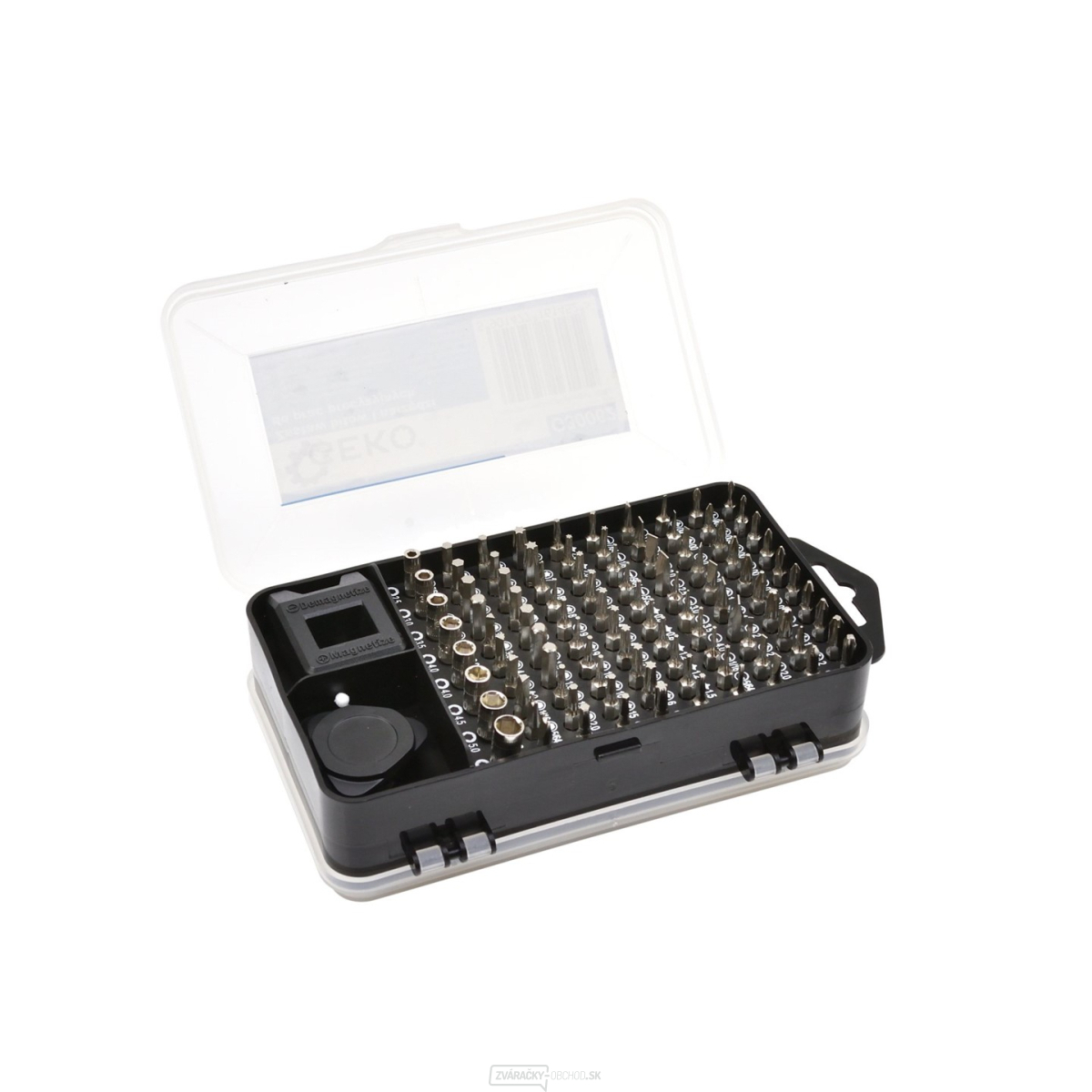 Súprava bitov a nástrojov pre presnú prácu, 110ks GEKO Súprava bitov a nástrojov pre presnú prácu, 110ks GEKO gallery main image