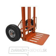 Ručný vozík-rudla, nosnosť 250kg 400x300mm, oranžový GEKO náhled